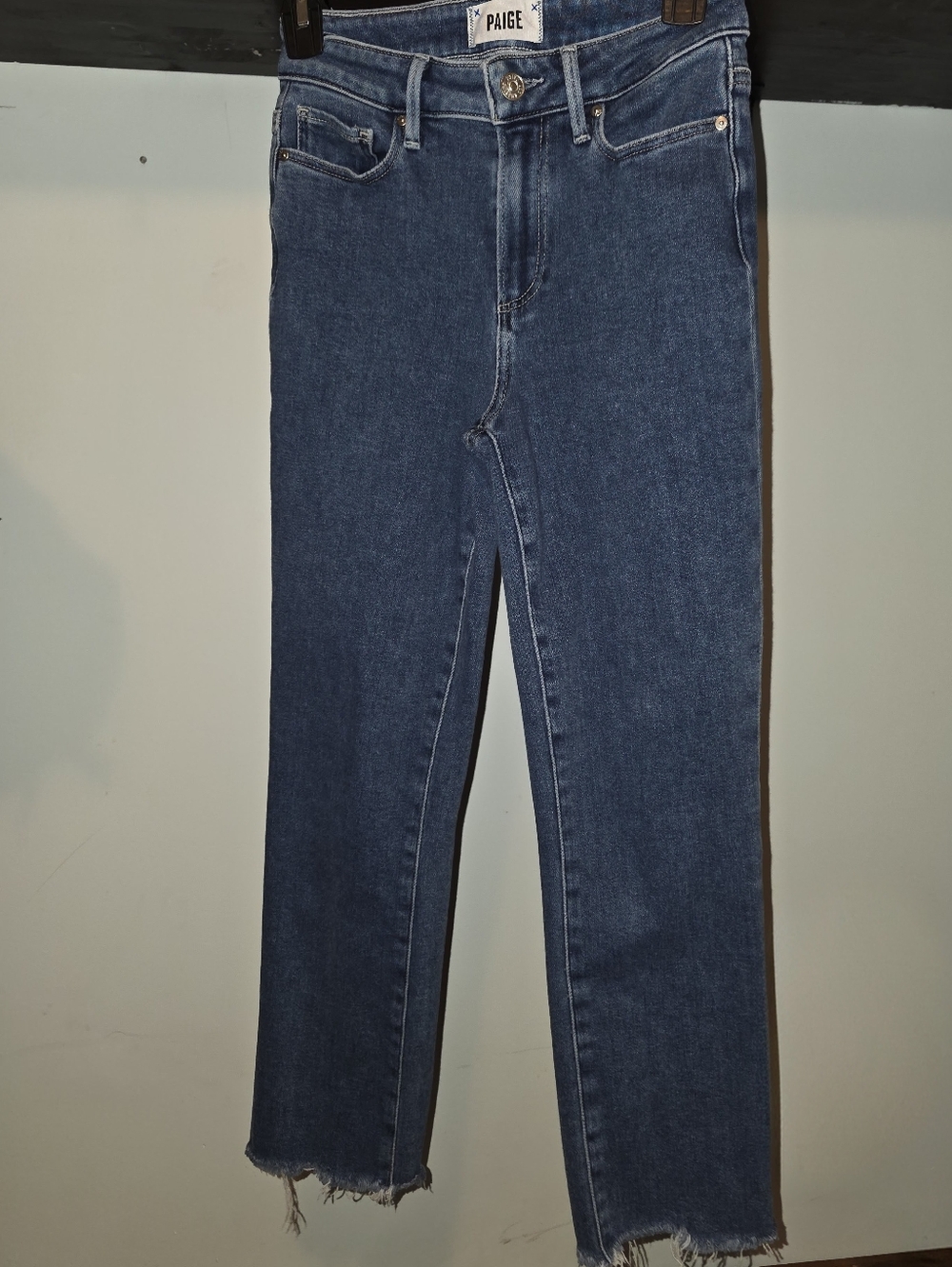 PAIGE Cindy Crop Denim Jean Sz 25
